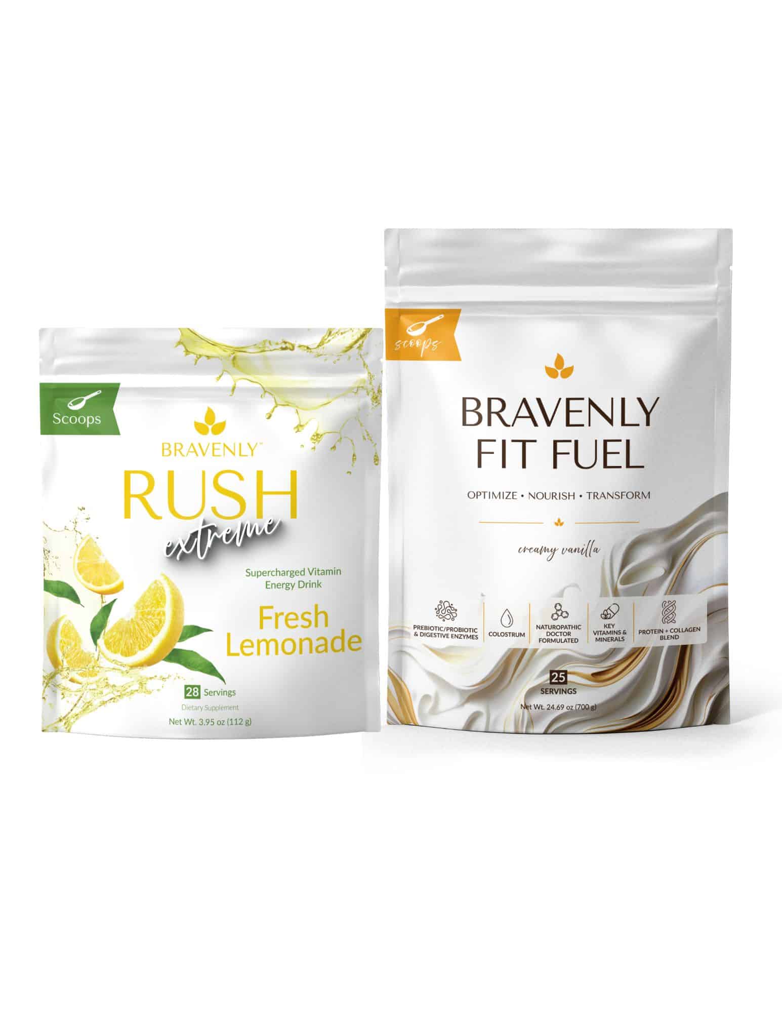 Lemonade Rush Extreme and Fit Fuel